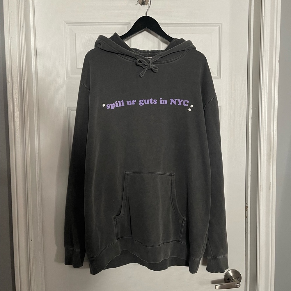 NYC Exclusive! Olivia Rodrigo guts hoodie.